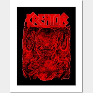 Kreator Red Posters and Art